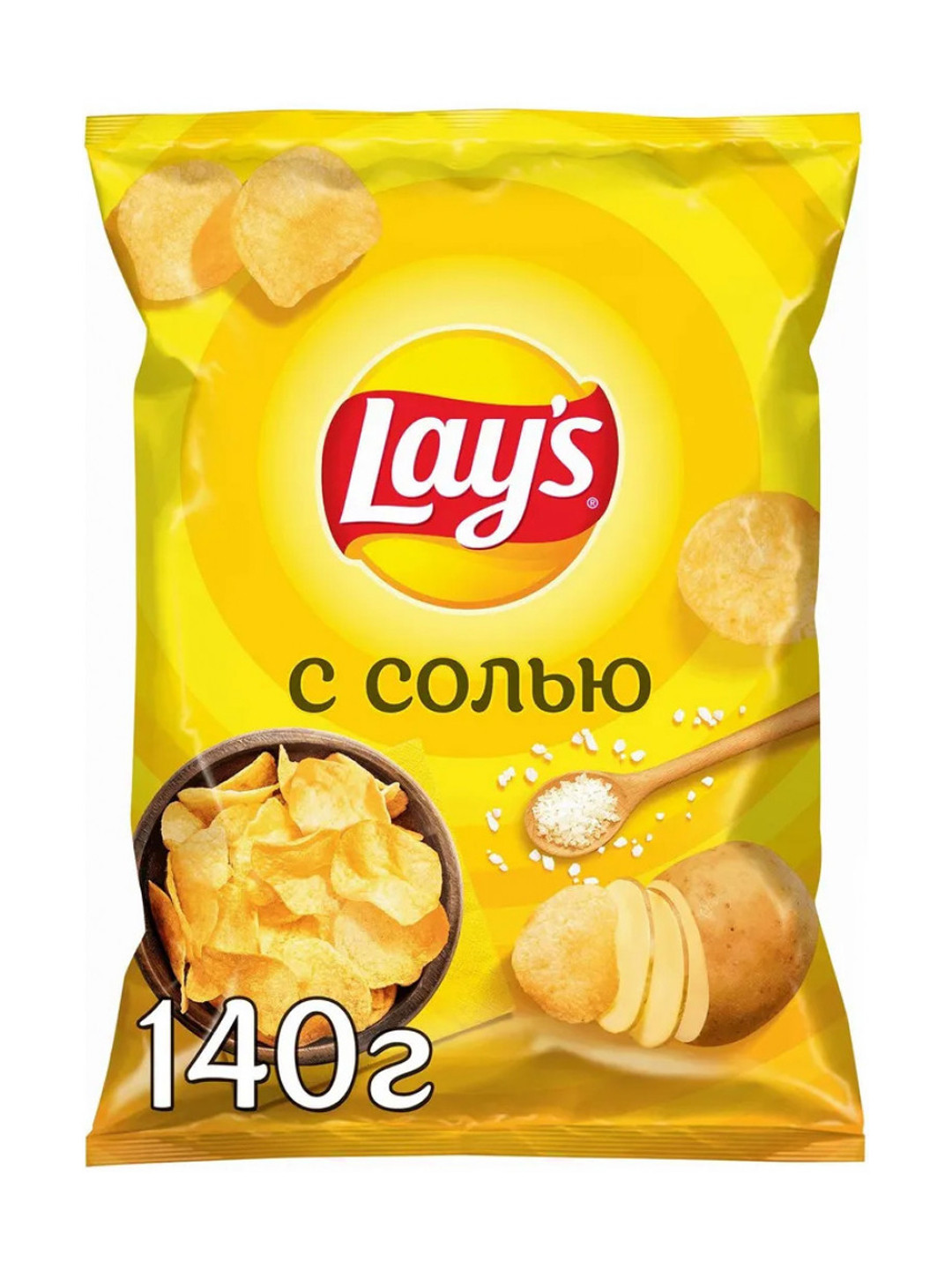 Чипсы Lay's с солью, 140 г